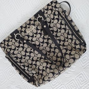 Coach C-Pattern Shoulder Bag